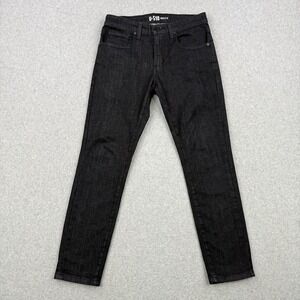 Under 510 Jeans Mens 28x27 Black Bruce Slim Straight Stretch Pockets Denim U-510
